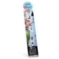 Full Color Biodegradable Vinyl Plastic Bookmark - Circle Top w/ U Slot (0.015" Thick)